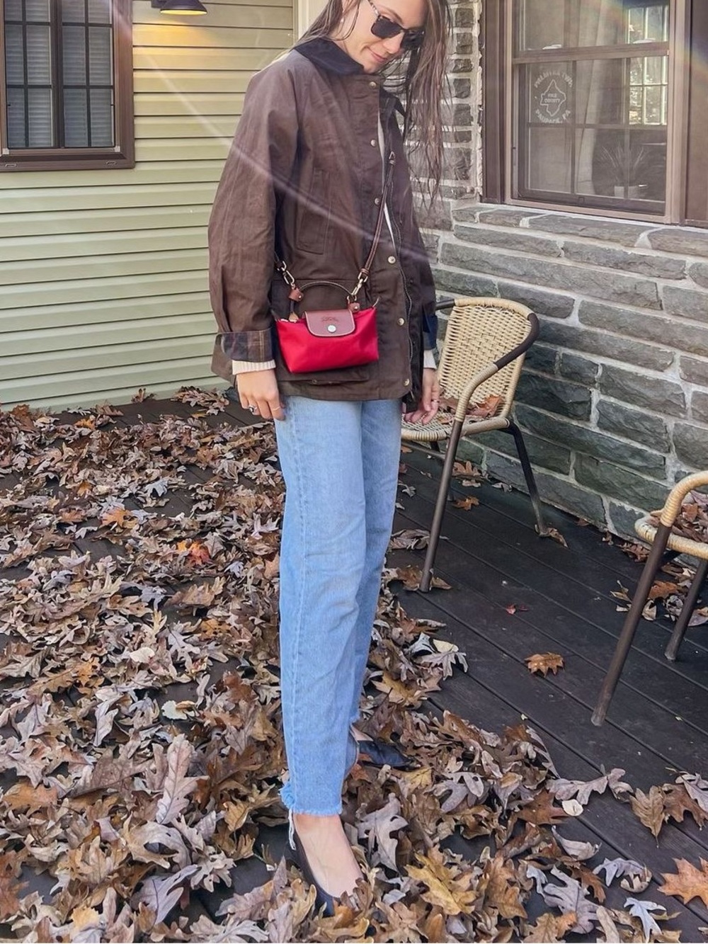 NWT Red Mini Longchamp